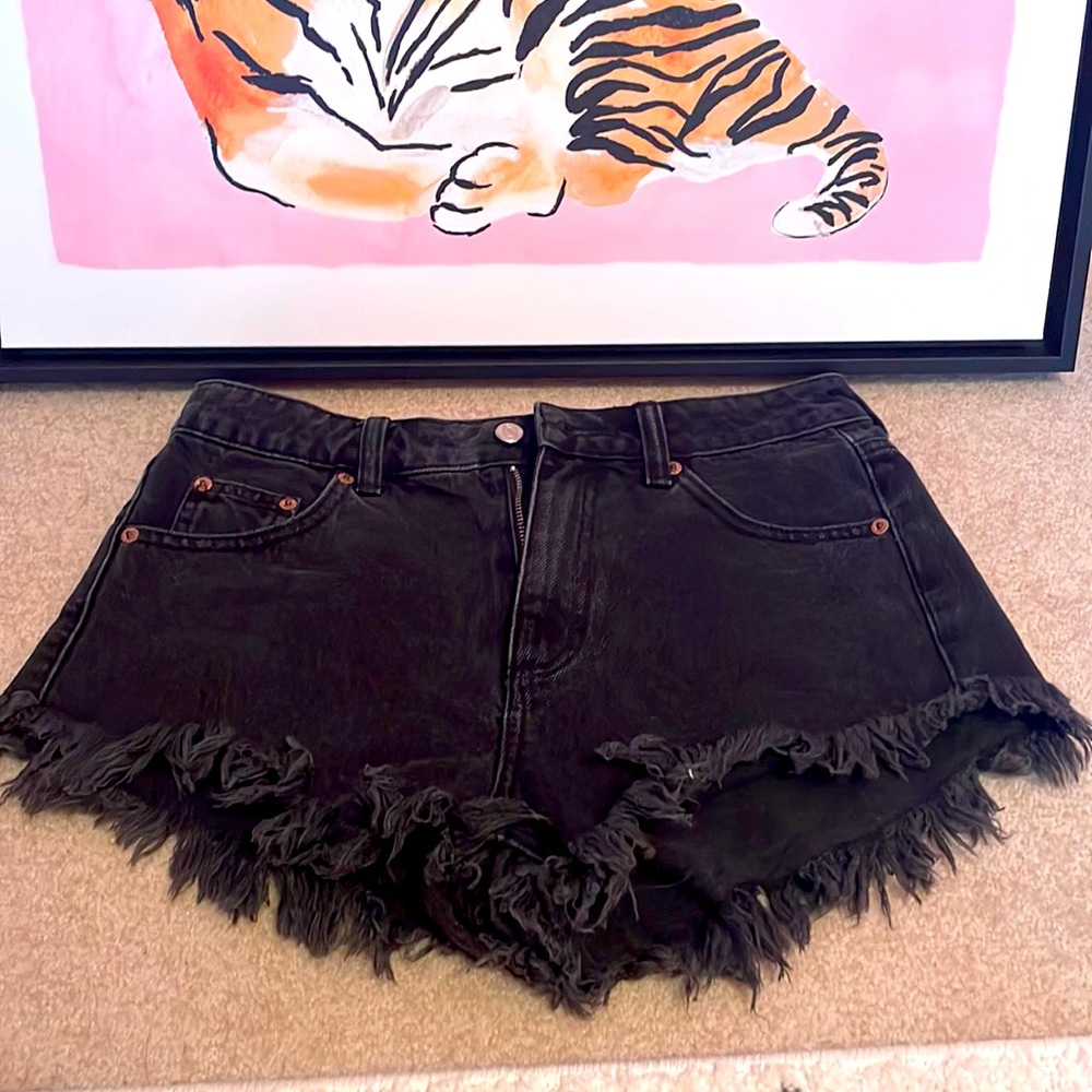 Topshop frayed hem shorts 💕